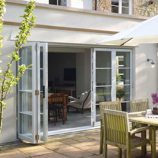 Timber Bi-Fold Door