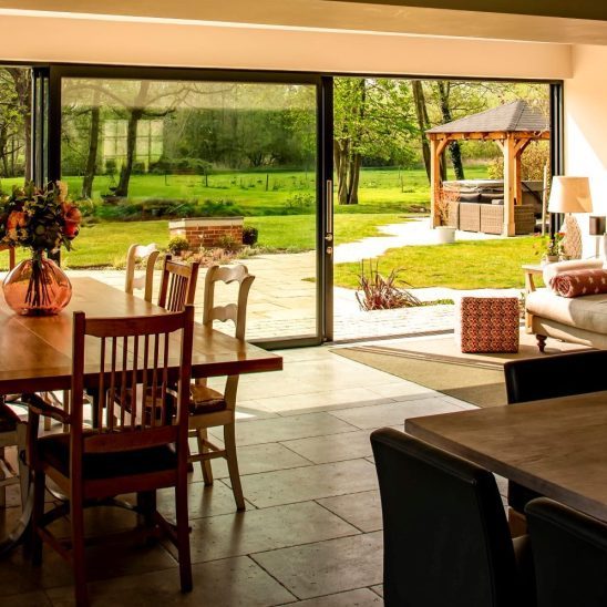 Aluminium Sliding Door with Triple Track