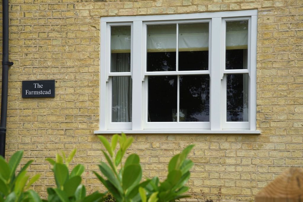 Timber sash window