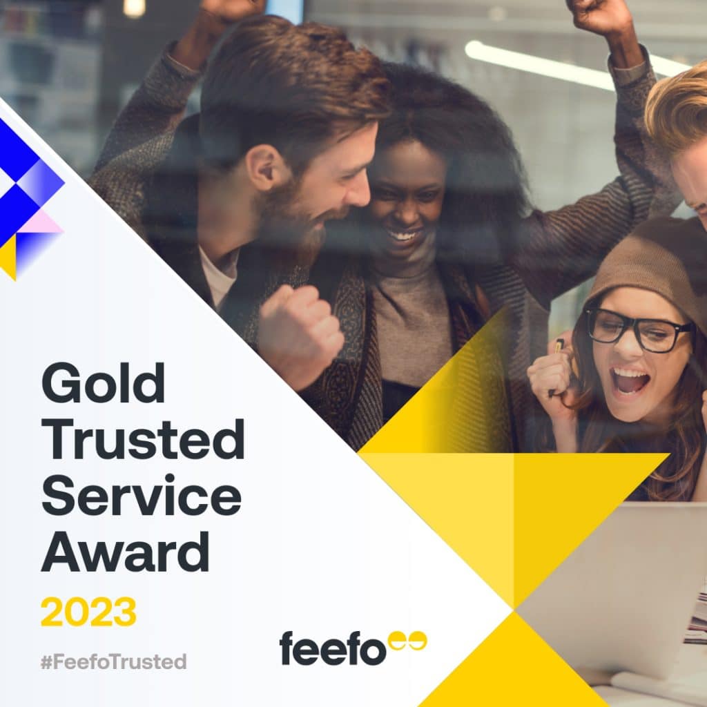 Feefo Gold Trusted Service Award