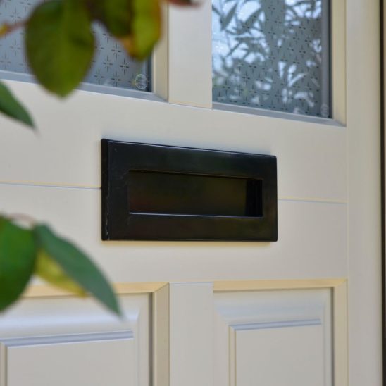 Kingston entrance door finished in French Grey
