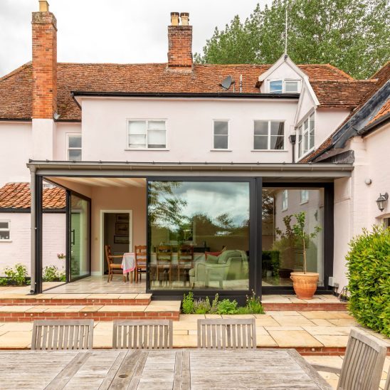 Sunflex sliding patio doors with fixed panel windows