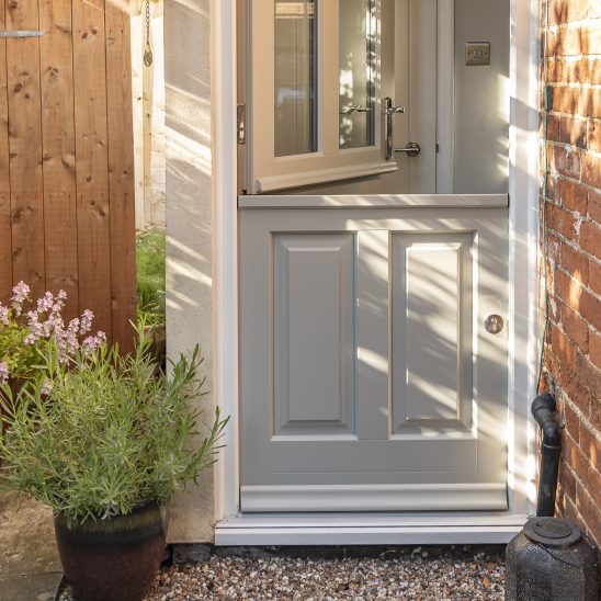Kingston Timber Stable Door in French Grey