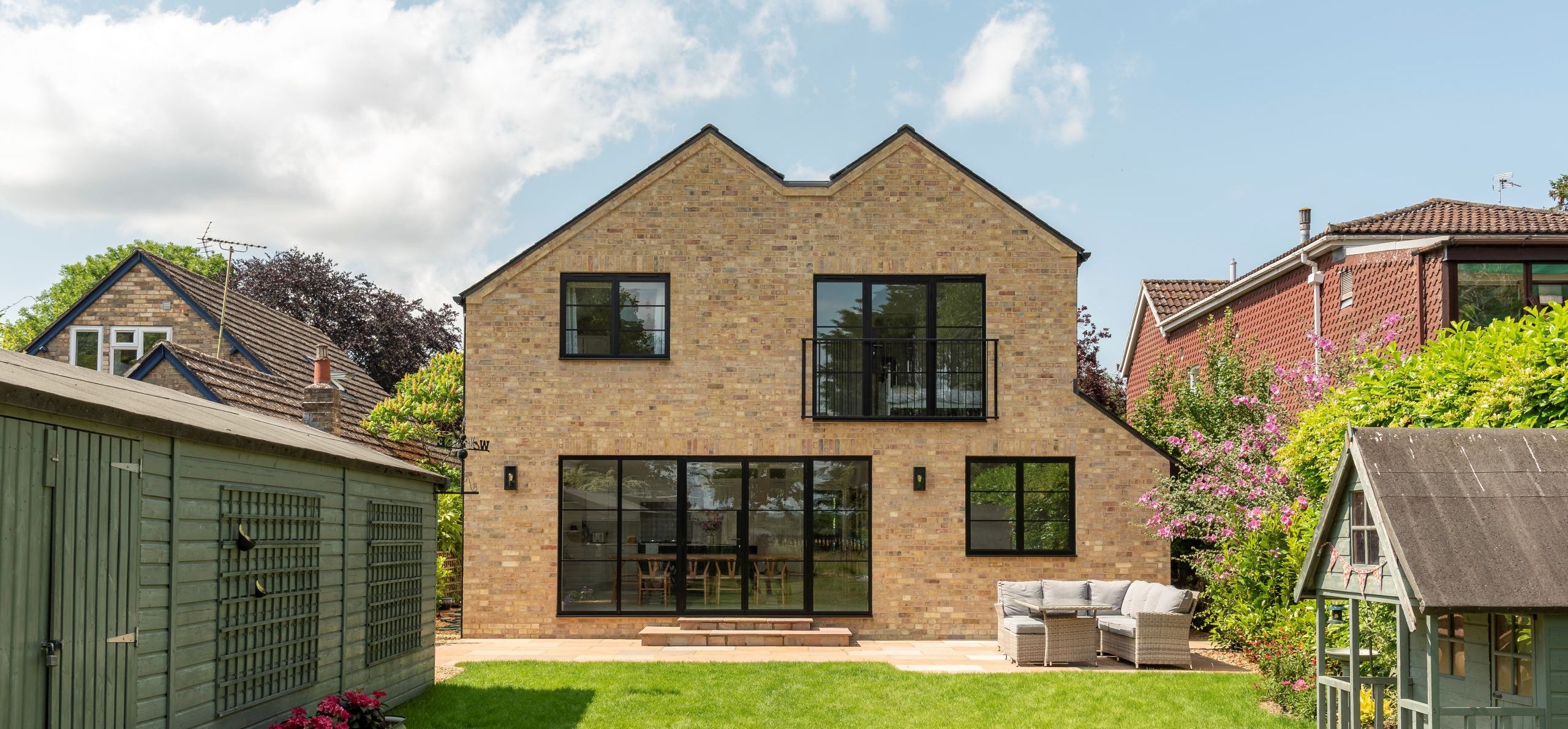 Art Deco windows & doors create seamless style throughout Cambridge home