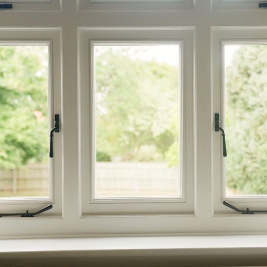 Triple engineered timber casement windows